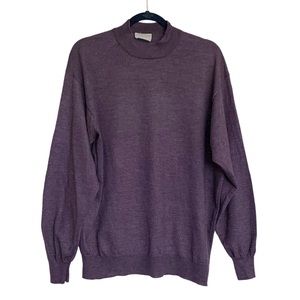 Button Down San Francisco Vintage Wool Cashmere Silk Blend Sweater Sz 52…